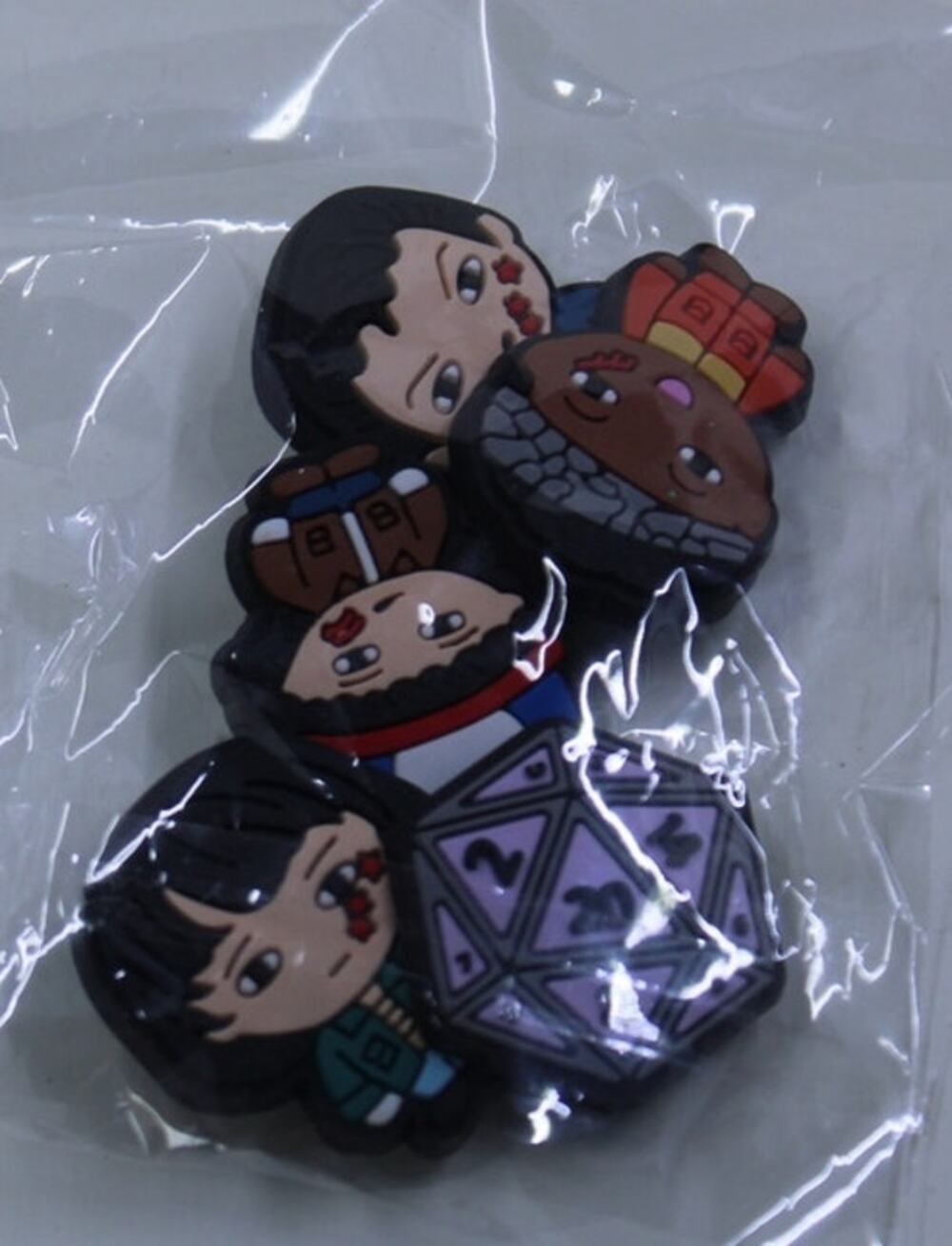 5 Stranger Shoe Charms NIP